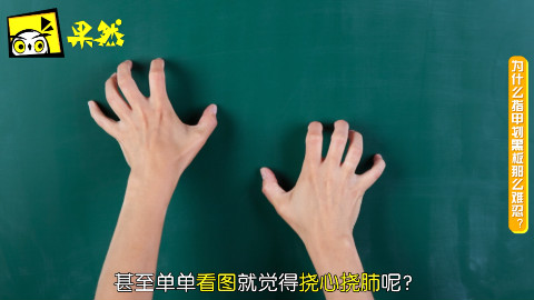 指甲划黑板的声音,怎么就那么闹心?